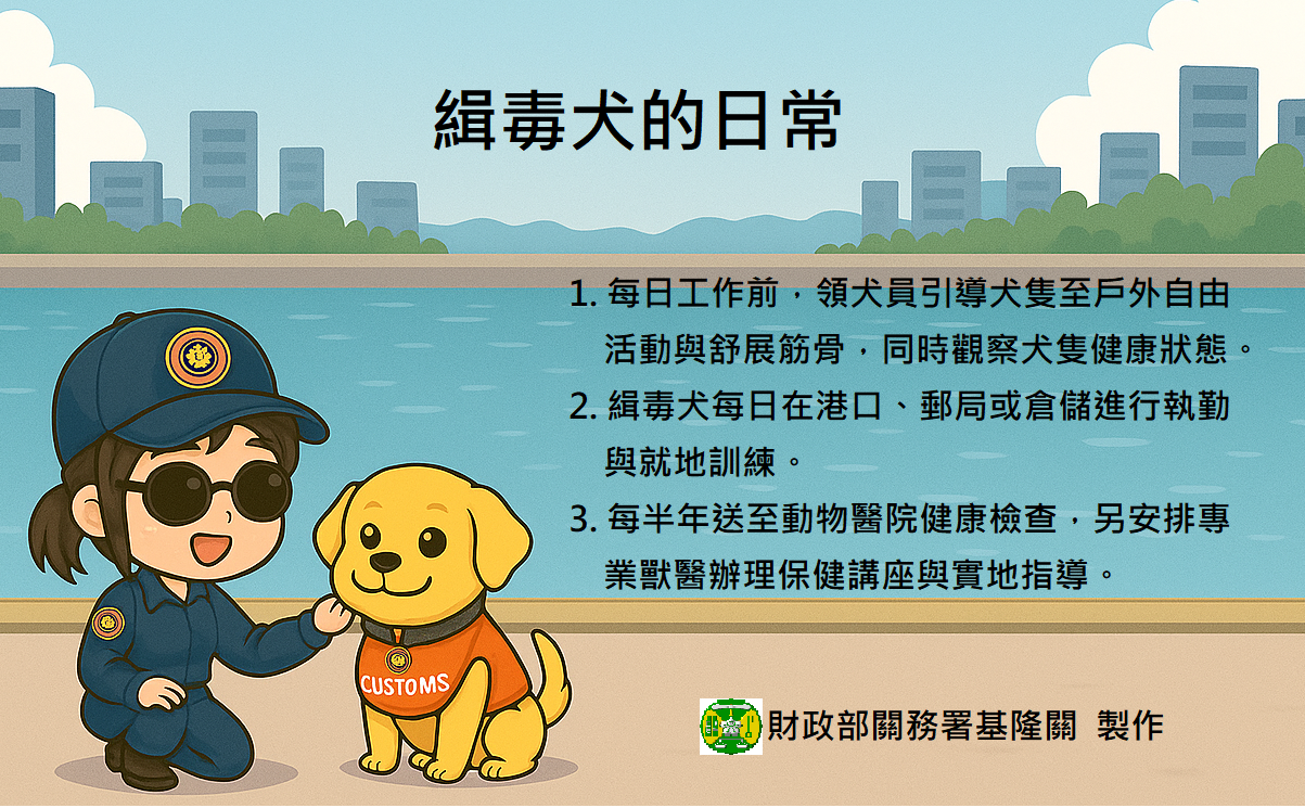 緝毒犬的日常